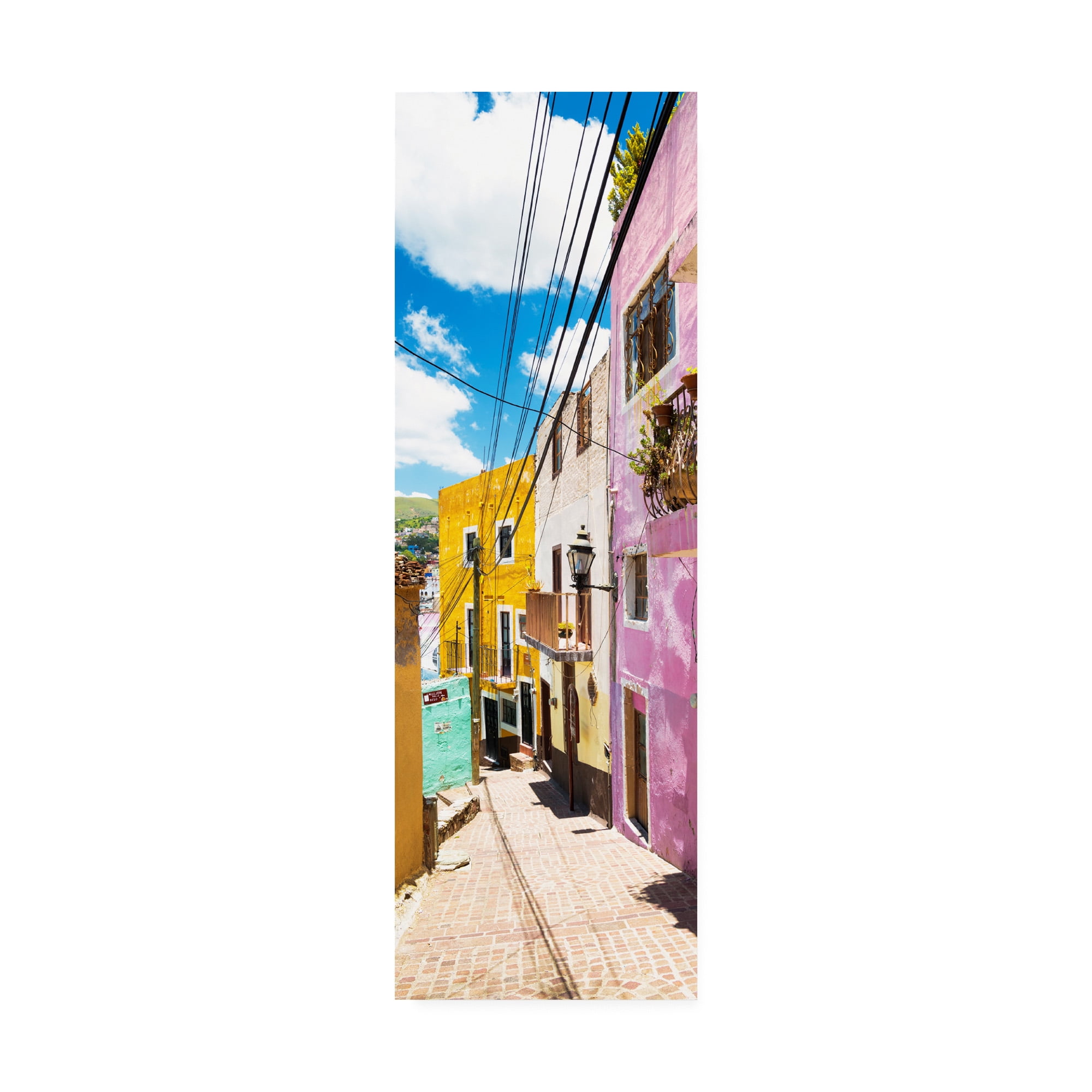 Trademark Fine Art 'Viva Mexico 2 Street Scene Guanajuato' Canvas Art by Philippe Hugonnard