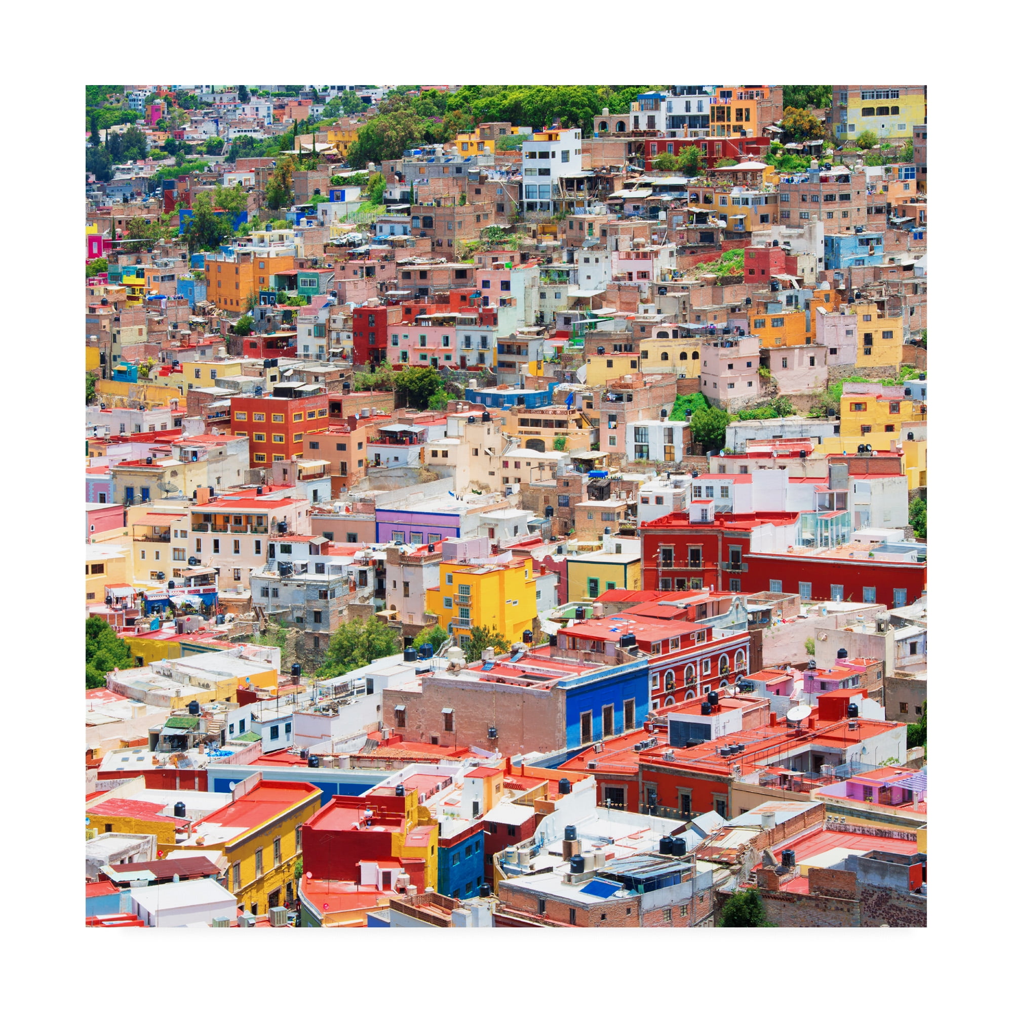 Trademark Fine Art 'Viva Mexico 3 Colorful Guanajuato II' Canvas Art by Philippe Hugonnard