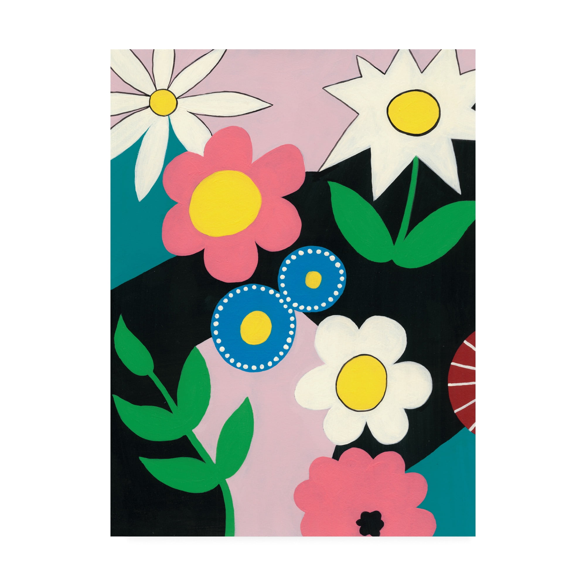 Trademark Fine Art 'Vivid Blossoms II' Canvas Art by Regina Moore