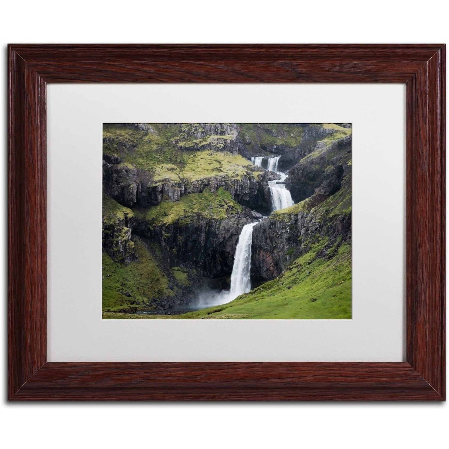 Trademark Fine Art 'Voices in the Distance' Canvas Art by Philippe Sainte-Laudy, White Matte, Wood Frame
