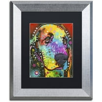 Trademark Fine Art "Waffles" Canvas Art by Dean Russo, Black Matte, Silver Frame