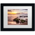 thumbnail image 1 of Trademark Fine Art "Wailea Sunset" Canvas Art by Pierre Leclerc, White Matte/Black Frame, 1 of 3