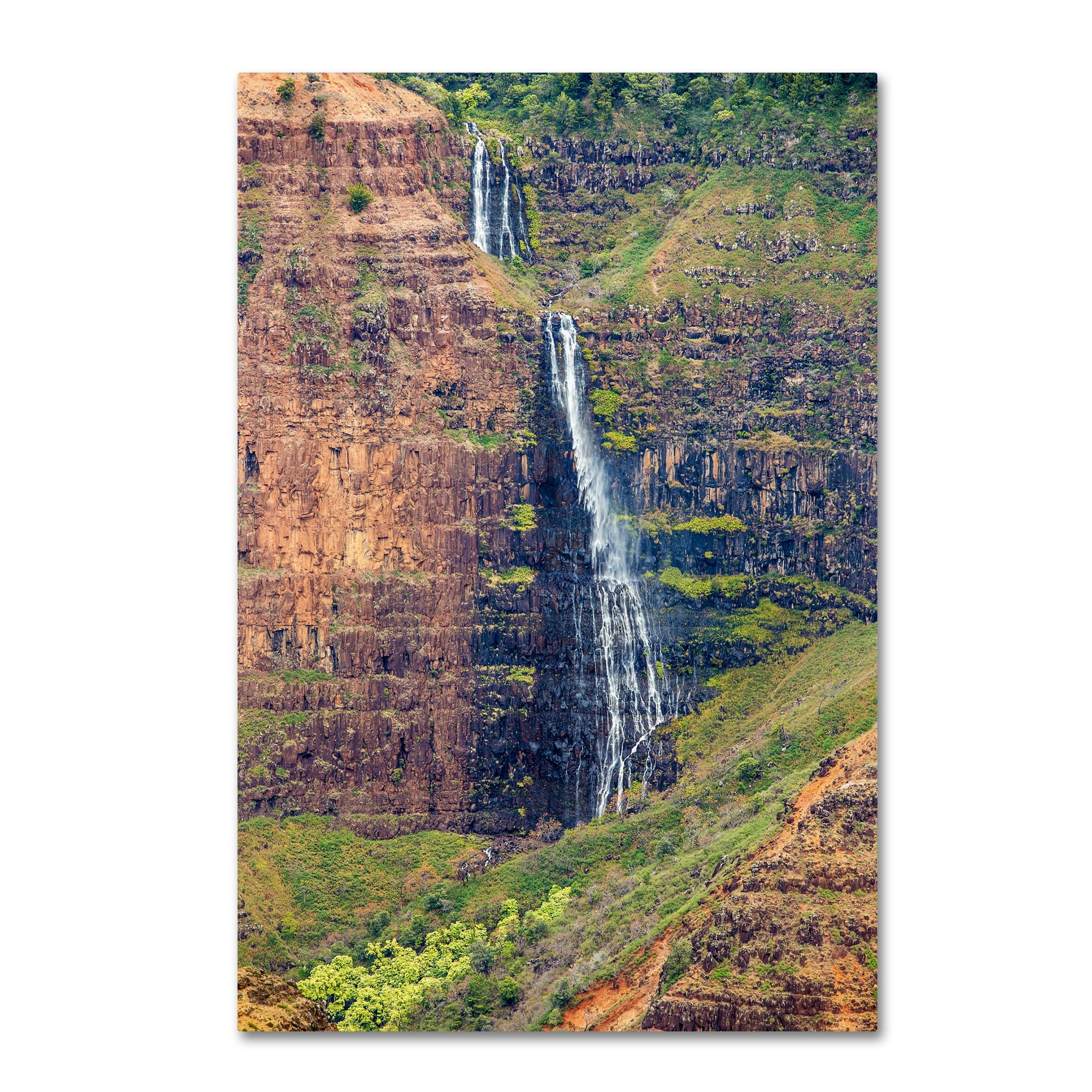 Pierre Leclerc 'Waipoo Falls' Canvas Art 16 x 24