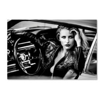 Trademark Fine Art 'Waiting For My Company To Leave' Canvas Art by Peter Muller