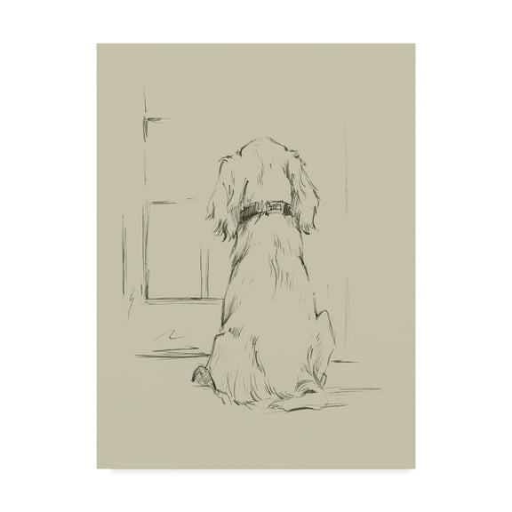 Trademark Fine Art 'Waiting for Master I' Canvas Art by Ethan Harper