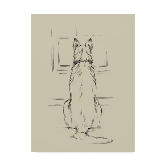 Trademark Fine Art 'Waiting for Master II' Canvas Art by Ethan Harper