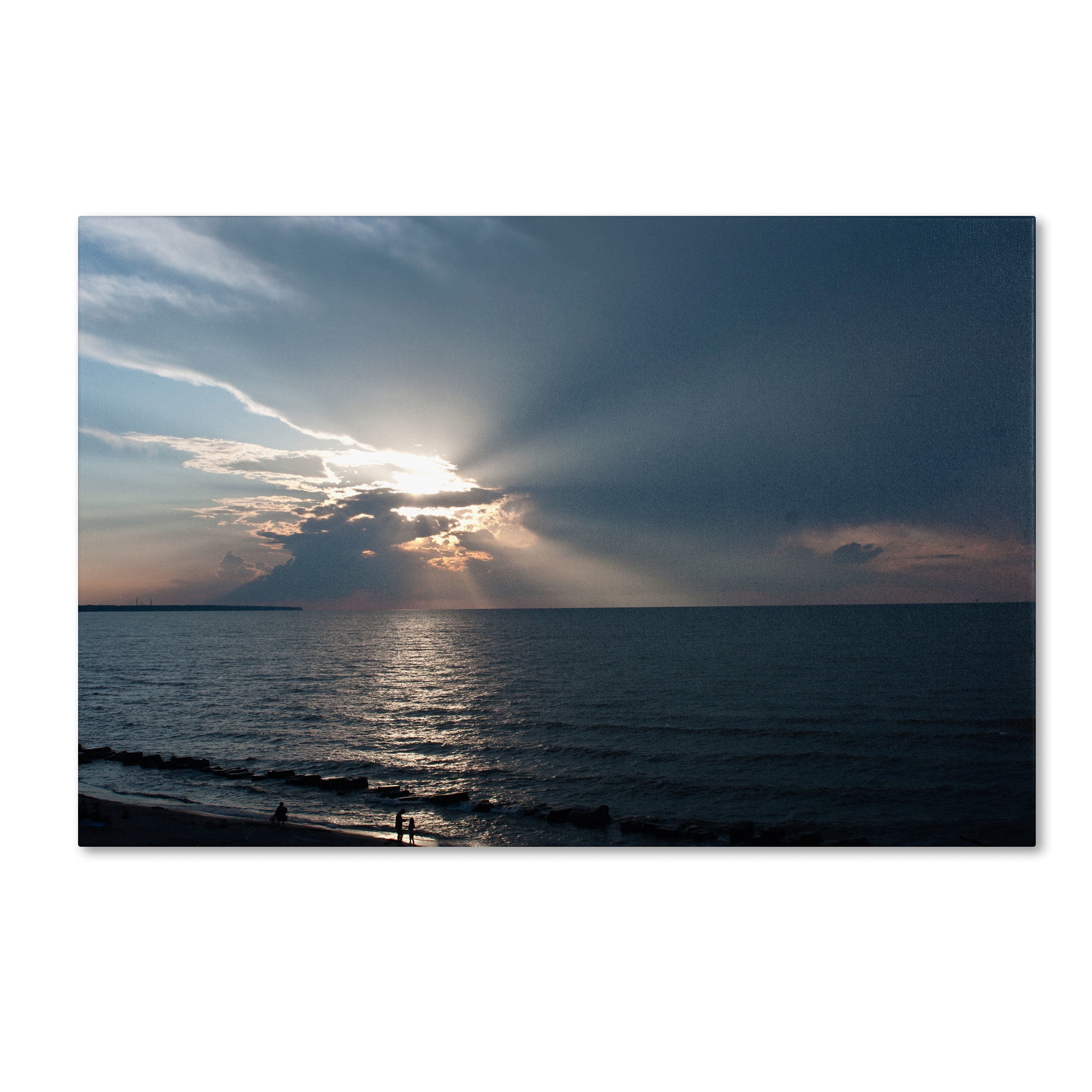 Trademark Fine Art "Waiting for Sunset" Canvas Art by Kurt Shaffer