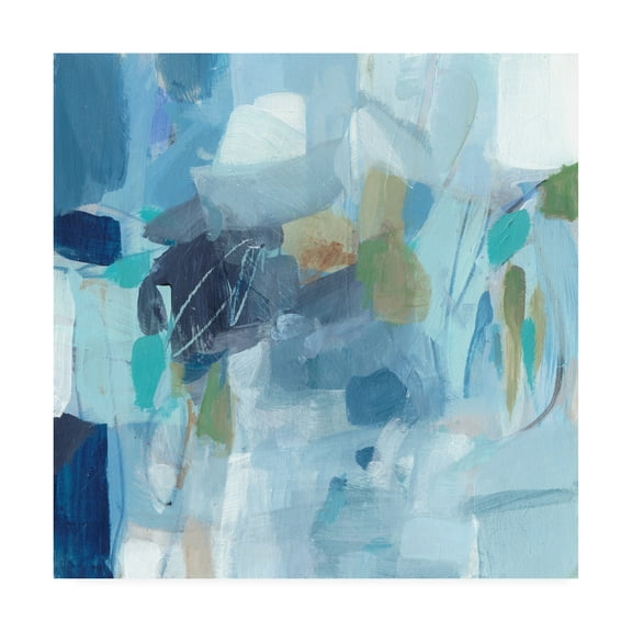 Trademark Fine Art 'Waiting in Line Brush' Canvas Art by Christina Long