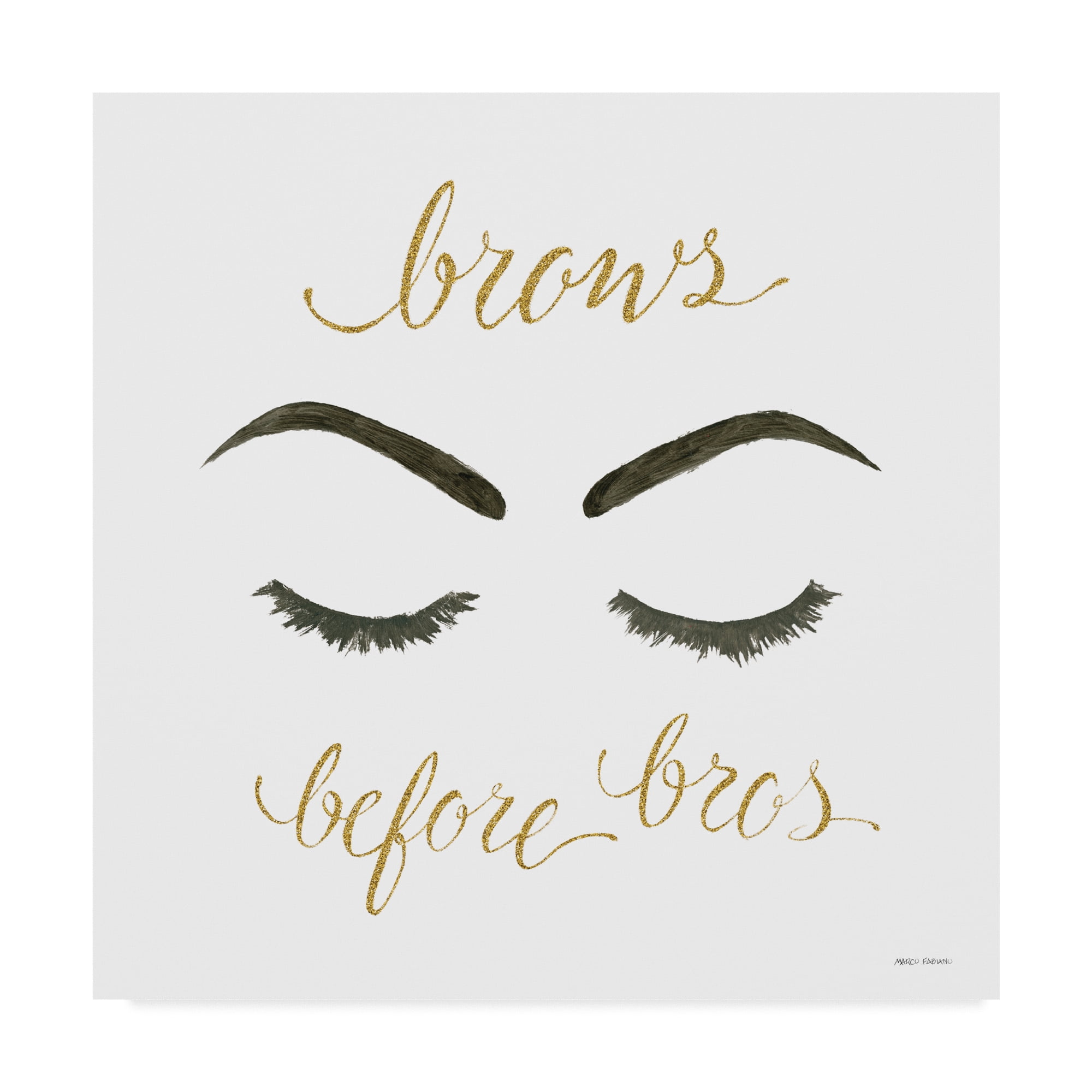Trademark Fine Art 'Wake Up and Make Up II' Canvas Art by Marco Fabiano