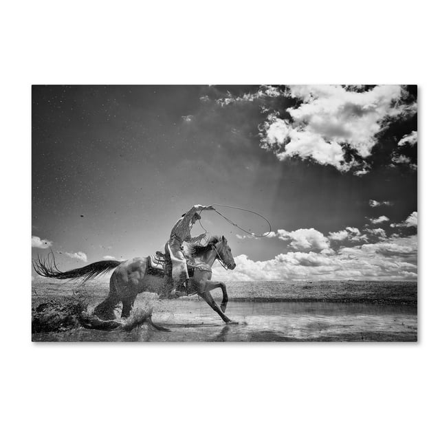 Trademark Fine Art 'Walk on Water' Canvas Art by Dan Ballard