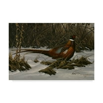 Trademark Fine Art 'Walking Through Winter' Canvas Art by Wilhelm Goebel