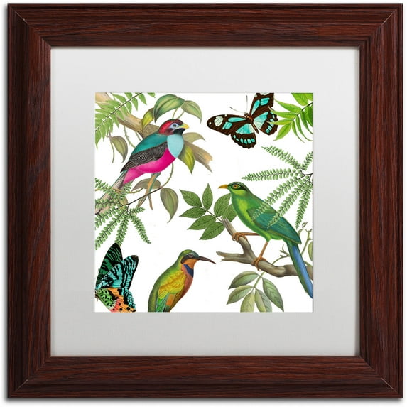 Trademark Fine Art "Walking on Air II" Canvas Art by Color Bakery White Matte, Wood Frame