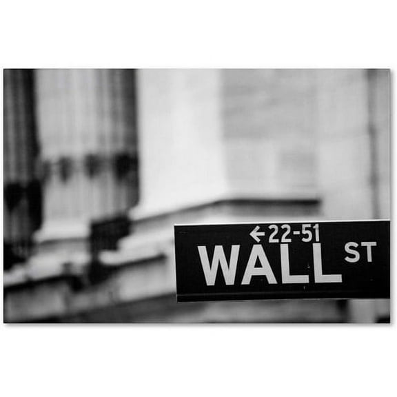 Trademark Fine Art "Wall St" Canvas Art by Yale Gurney