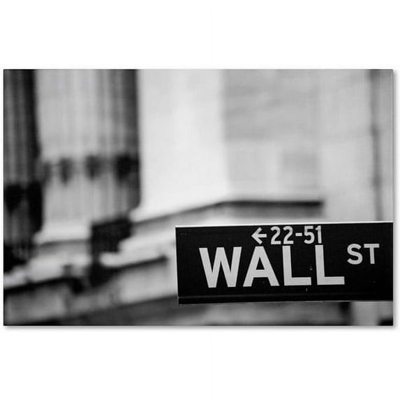Trademark Fine Art "Wall St" Canvas Art by Yale Gurney