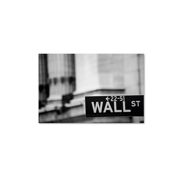Trademark Fine Art "Wall St" Canvas Art by Yale Gurney