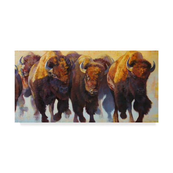 Trademark Fine Art 'Wall of Thunder' Canvas Art by Julie T. Chapman