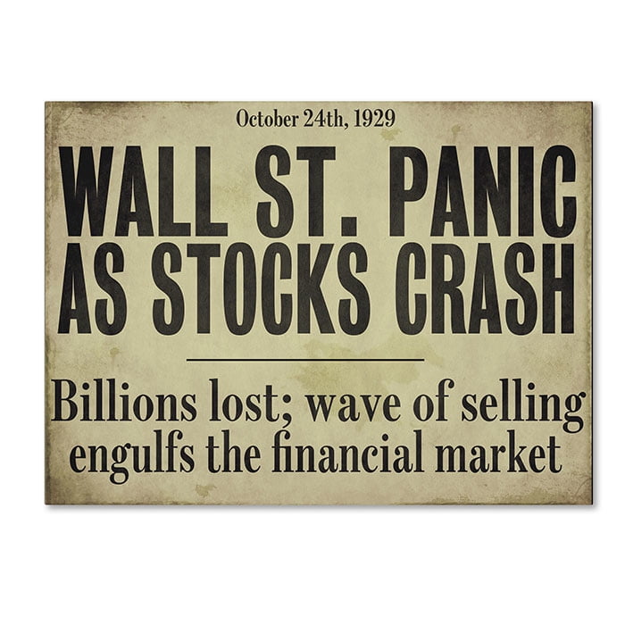 Trademark Fine Art "Wallstreet" Canvas Art by Color Bakery
