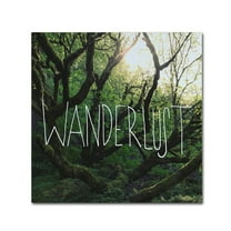 Trademark Fine Art "Wanderlust" Canvas Art by Leah Flores