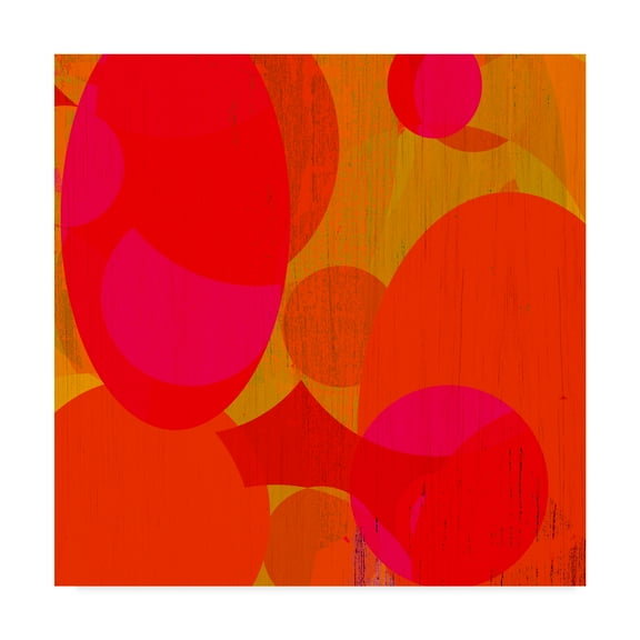Trademark Fine Art 'Warm Ellipses I' Canvas Art by Ricki Mountain