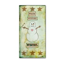 Trademark Fine Art 'Warm Winter Wishes' Canvas Art by Tammy Kushnir