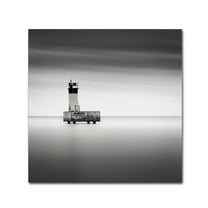 Trademark Fine Art "Warning Sign" Canvas Art by Dave MacVicar