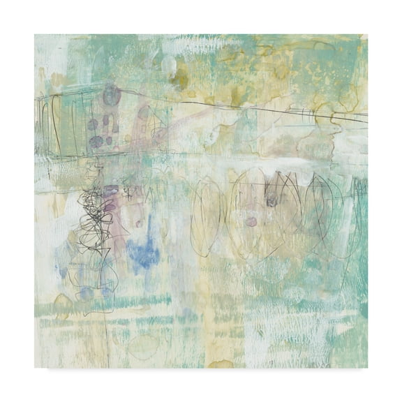 Trademark Fine Art 'Washed Pastel I' Canvas Art by Jennifer Goldberger