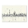 thumbnail image 1 of Trademark Fine Art 'Washington DC Skyline Mclr-1 Blueprint' Canvas Art by Marlene Watson, 1 of 3