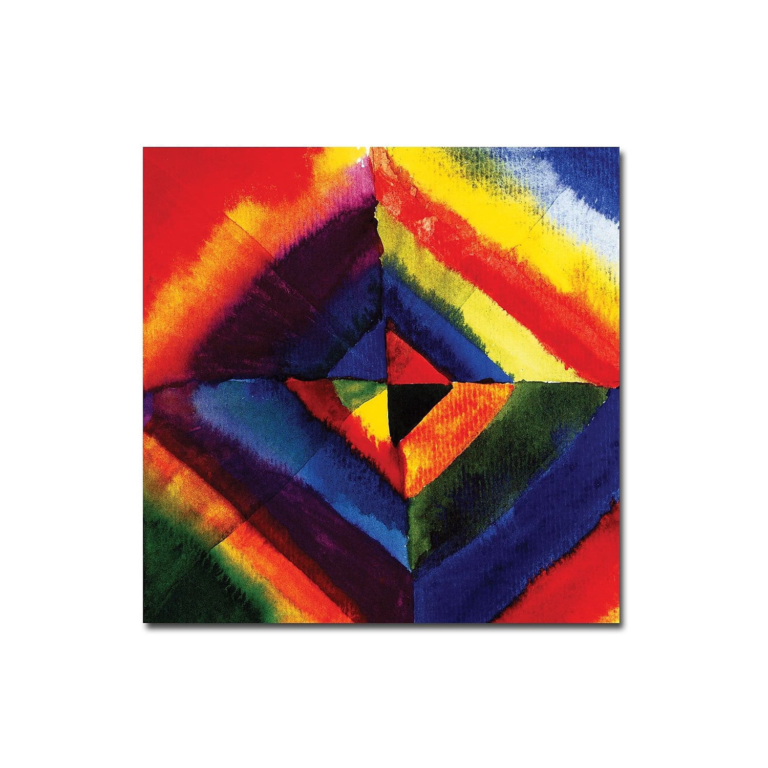 Trademark Fine Art Wassily Kandinsky 'Color Study' Canvas Art 24x24 Inches (M217-C2424GG)