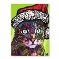 thumbnail image 1 of Trademark Fine Art 'Watchful Cat Christmas Edition' Canvas Art by Dean Russo, 1 of 3