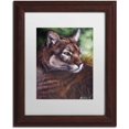 thumbnail image 1 of Trademark Fine Art 'Watchful Eyes II' Canvas Art by Jenny Newland, White Matte, Wood Frame, 1 of 1