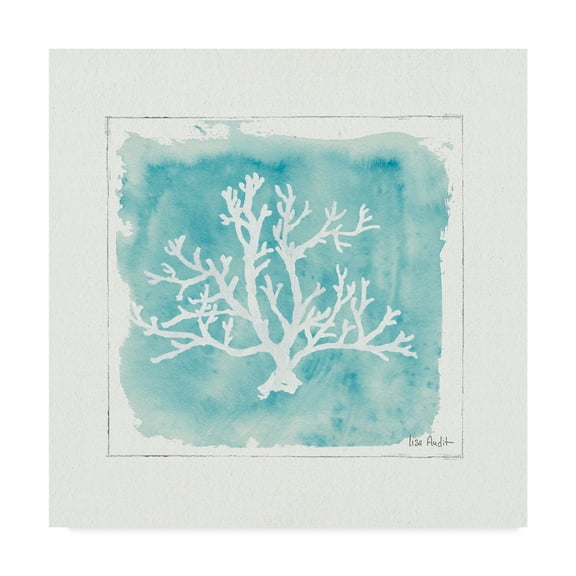 Trademark Fine Art 'Water Coral V' Canvas Art by Lisa Audit