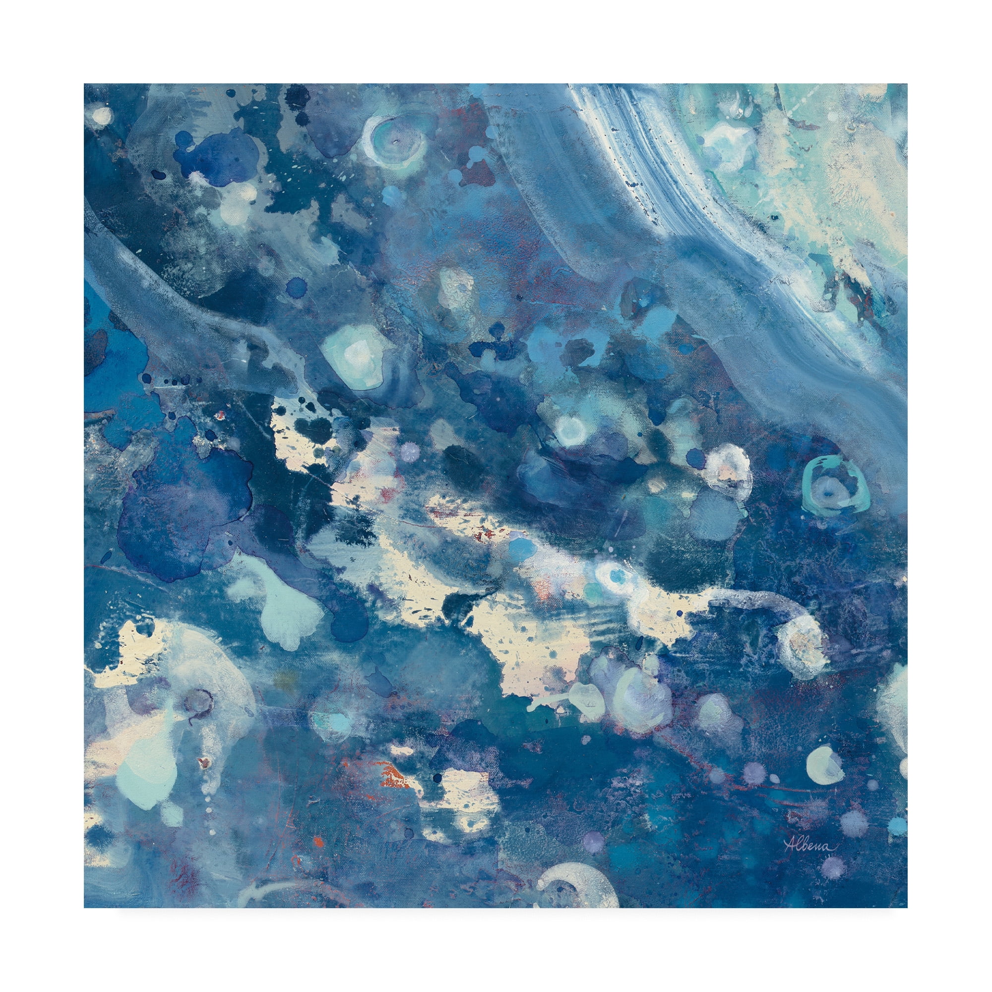 Trademark Fine Art 'Water Iii' Canvas Art by Albena Hristova