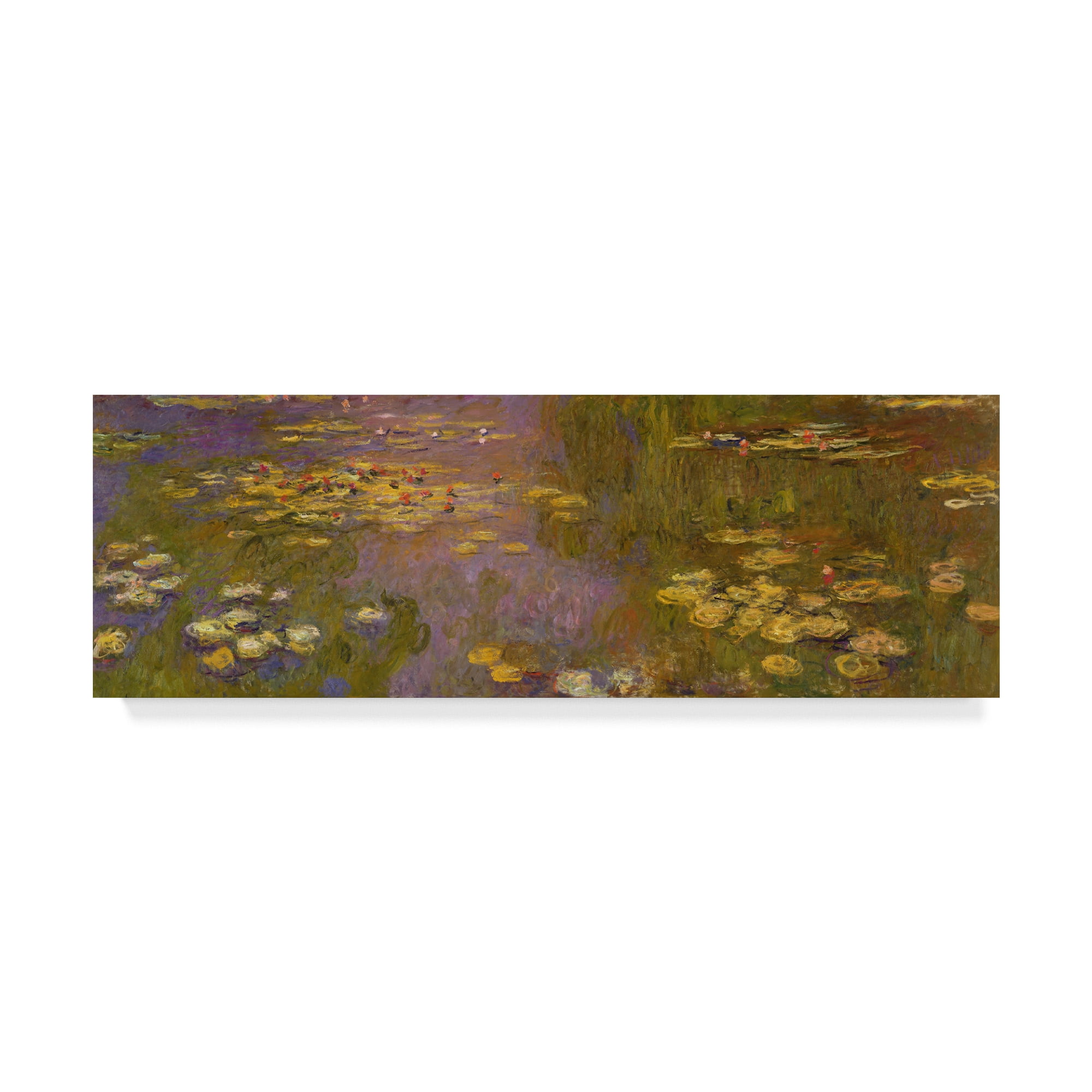 Trademark Fine Art 'Water Lilies' Canvas Art by Claude Monet
