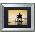 thumbnail image 1 of Trademark Fine Art "Water Pavilion" Canvas Art by Philippe Hugonnard, Black Matte, Silver Frame, 1 of 4