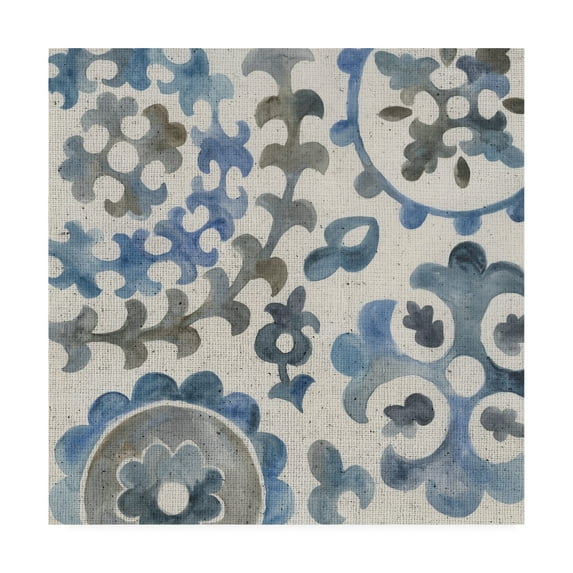 Trademark Fine Art 'Water Suzani I' Canvas Art by Chariklia Zarris