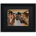 thumbnail image 1 of Trademark Fine Art "Water Town" Canvas Art by Philippe Hugonnard, Black Matte, Black Frame, 1 of 1