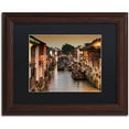 thumbnail image 1 of Trademark Fine Art "Water Town" Canvas Art by Philippe Hugonnard, Black Matte, Wood Frame, 1 of 3