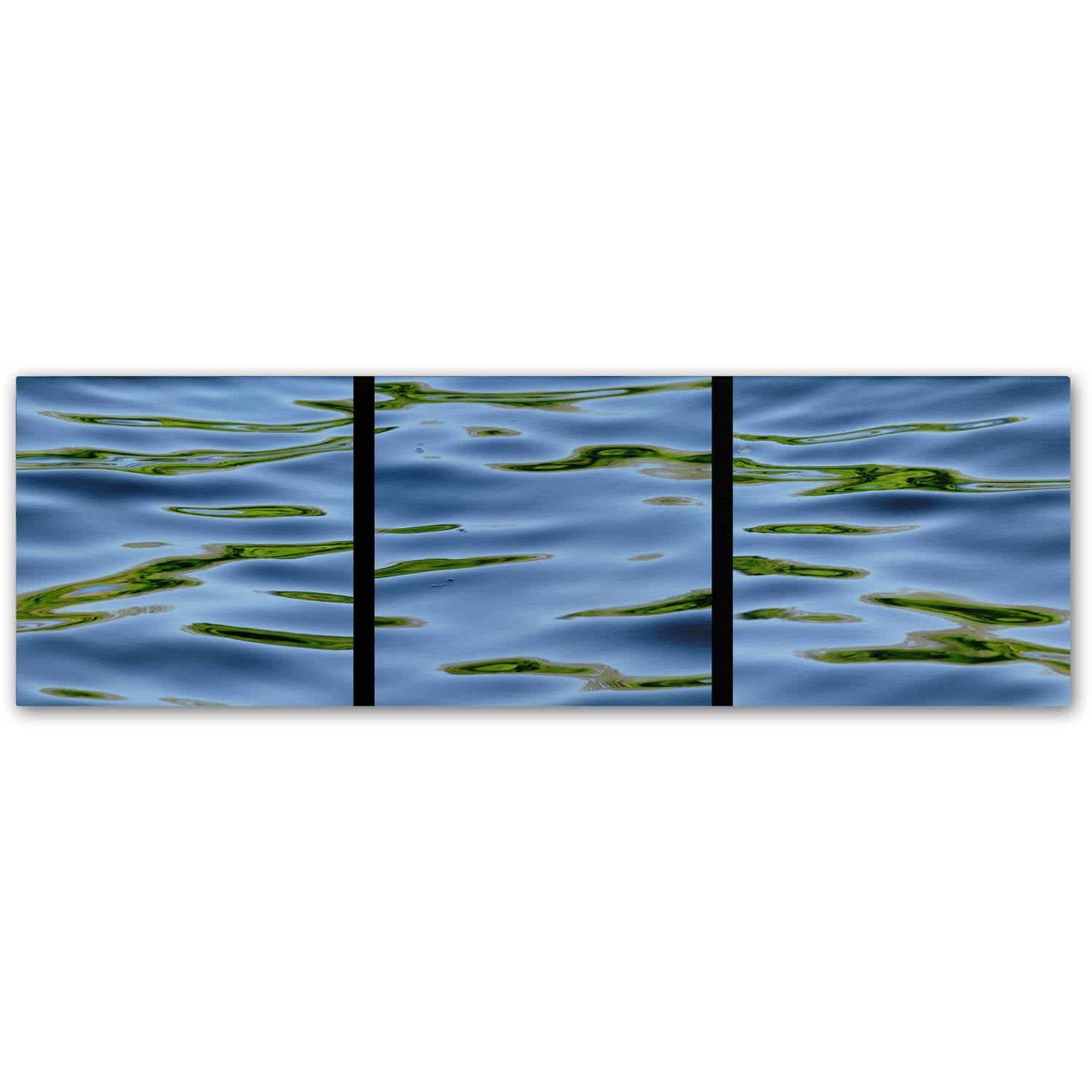 Trademark Fine Art "Water-Triptych" Canvas Art by Gregory O'Hanlon