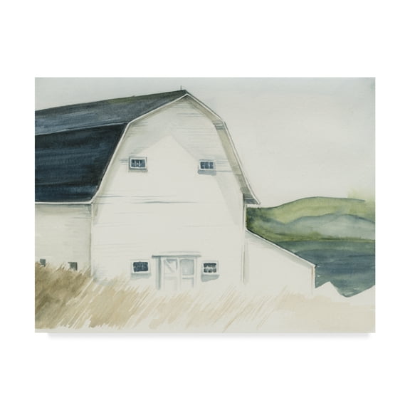 Trademark Fine Art 'Watercolor Barn IV' Canvas Art by Jennifer Paxton Parker