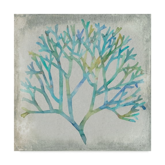 Trademark Fine Art 'Watercolor Coral II' Canvas Art by Megan Meagher