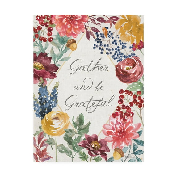 Trademark Fine Art 'Watercolor Fall V' Canvas Art by Beth Grove