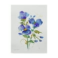 thumbnail image 1 of Trademark Fine Art 'Watercolor Flowers 2' Canvas Art by Jean Plout, 1 of 3