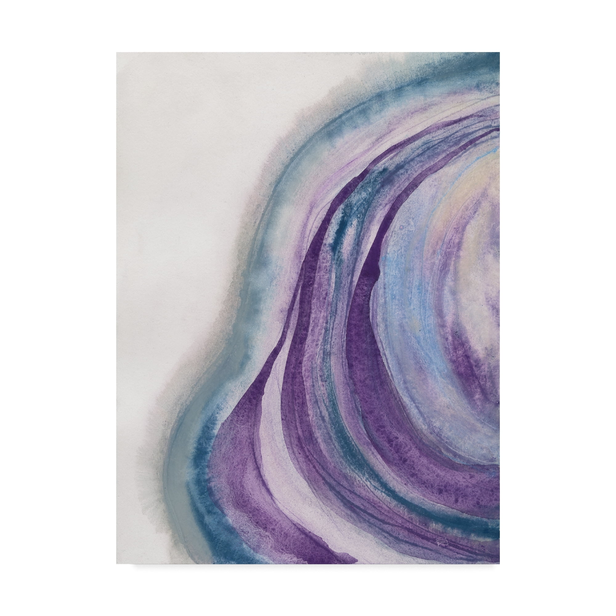 Trademark Fine Art 'Watercolor Geode I' Canvas Art by Chris Paschke