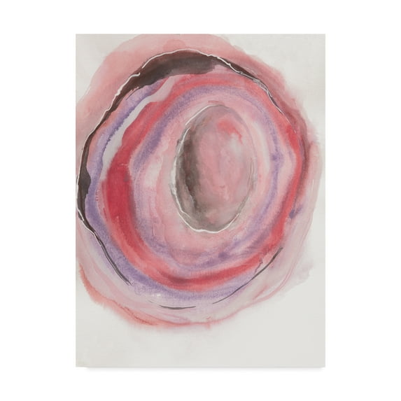 Trademark Fine Art 'Watercolor Geode VII' Canvas Art by Chris Paschke