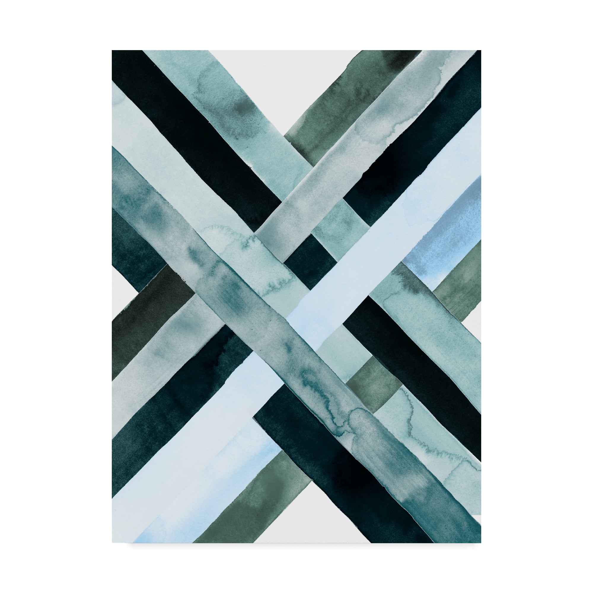 Trademark Fine Art 'Watercolor Weave I' Canvas Art by Grace Popp