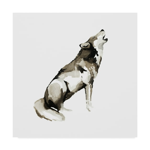 Trademark Fine Art 'Watercolor Woodland II' Canvas Art by Grace Popp