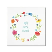 Trademark Fine Art 'Watercolor Words II' Canvas Art by Moira Hershey