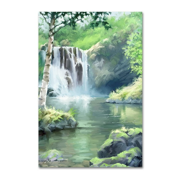 Trademark Fine Art 'Waterfall' Canvas Art by The Macneil Studio