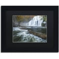 thumbnail image 1 of Trademark Fine Art "Waterfalls of Tufs in Jura" Canvas Art by Mathieu Rivrin, Black Matte, Black Frame, 1 of 4