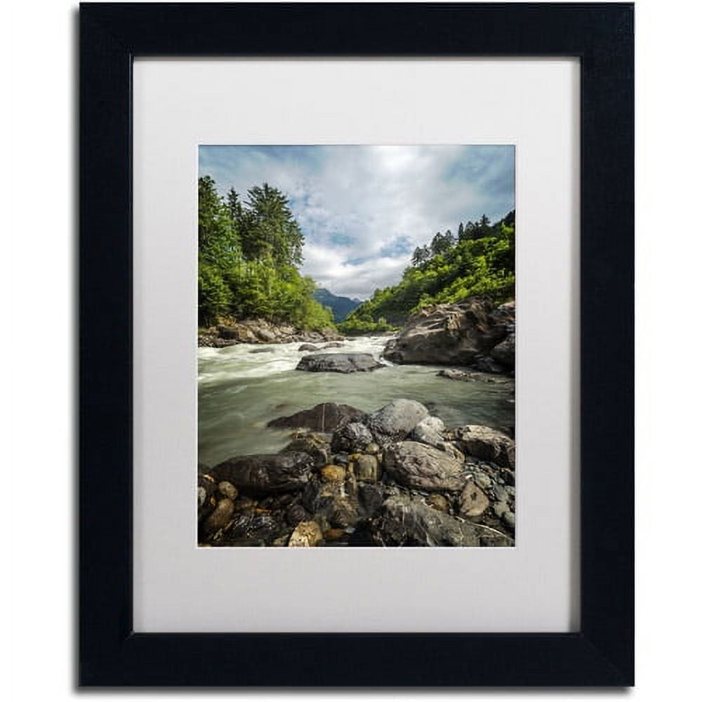 Trademark Fine Art "Waterland" Canvas Art by Philippe Sainte-Laudy, White Matte, Black Frame